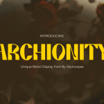 Instagram Font ARCHIONITY