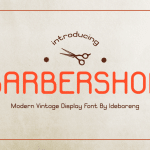 tattoo font barbershop