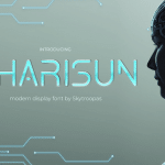 Futuristic Font Gharisun