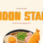 Funny Font Udon Star
