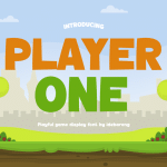 Gaming Font player one