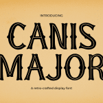 tattoo font canis major