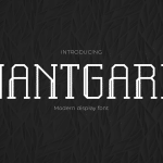 Futuristic Font vantgard
