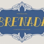 tattoo font brenada