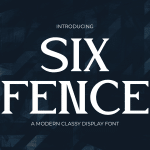 Instagram Font Six Fence