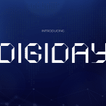 Futuristic Font digiday