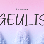 handwriting font geulis