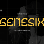 Futuristic Font genesix