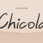 Handwriting Font CHICOLA