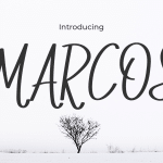 Handwriting Font Marcos