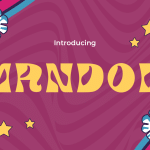 vintage font mandow