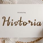 Handwriting Font HISTORIA