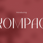 vintage font kompaq