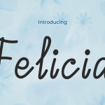 Handwriting Font Felicia