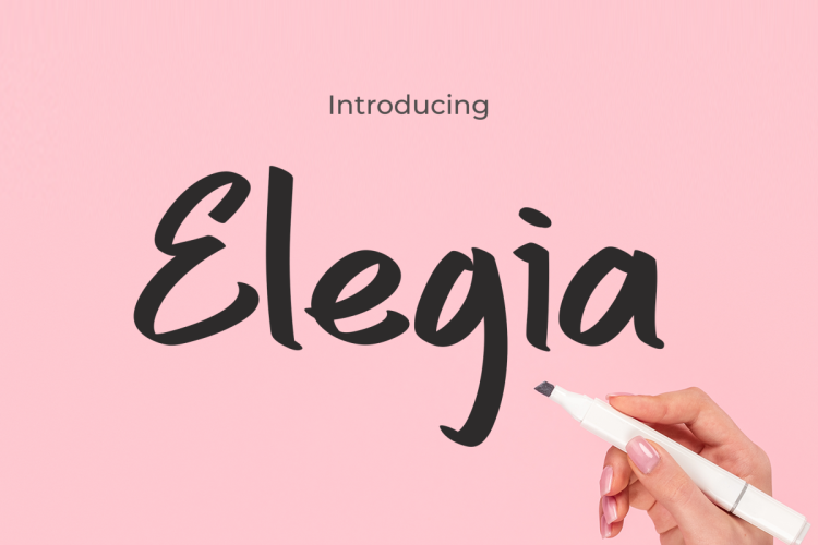 Cute Font Elegia