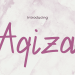 Handwriting Font AQIZA