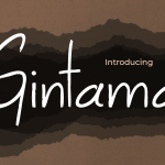 Handwriting Font GINTAMA