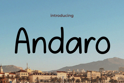 Cute Font Andaro