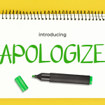 Handwriting Font APOLOGIZE