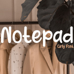 Cute Font Notepad