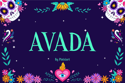 Cute Font AVADA