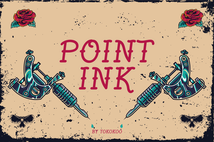 Tattoo Font Pointink