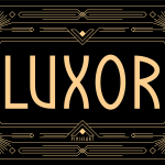 Vintage Font Luxor