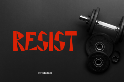 Sport Font Resist