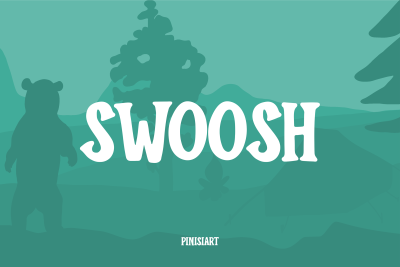 Kids Font Swoosh