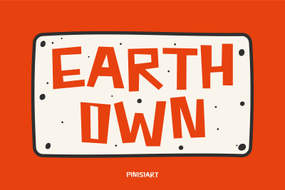 instagram font earthown