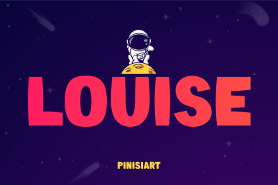 Kids Font Louise