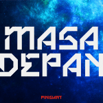 Futuristic Font MASADEPAN