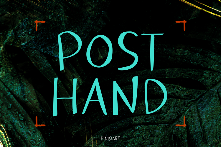 Handwriting Font POSTHAND