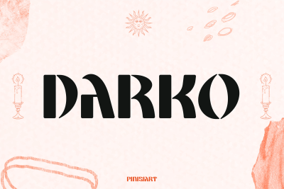 Tattoo Font Darko