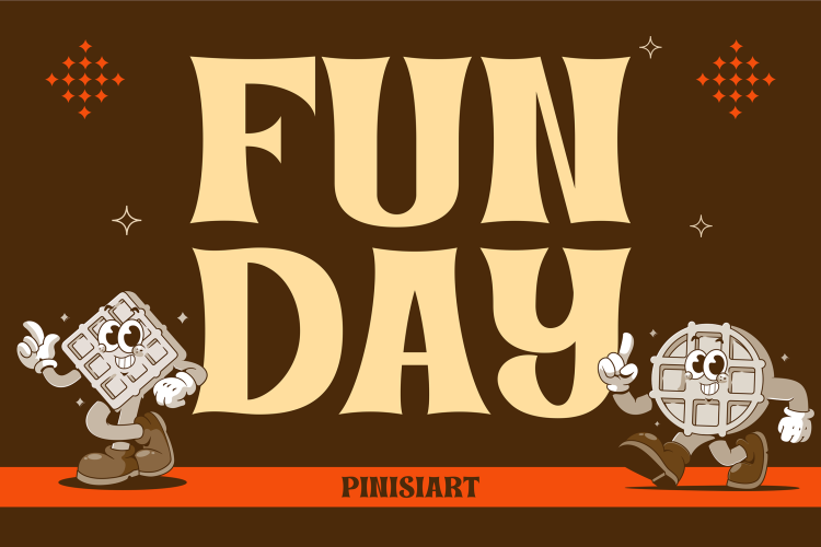 Retro Font FUNDAY