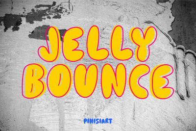 Bubble Font Jelly Bounce