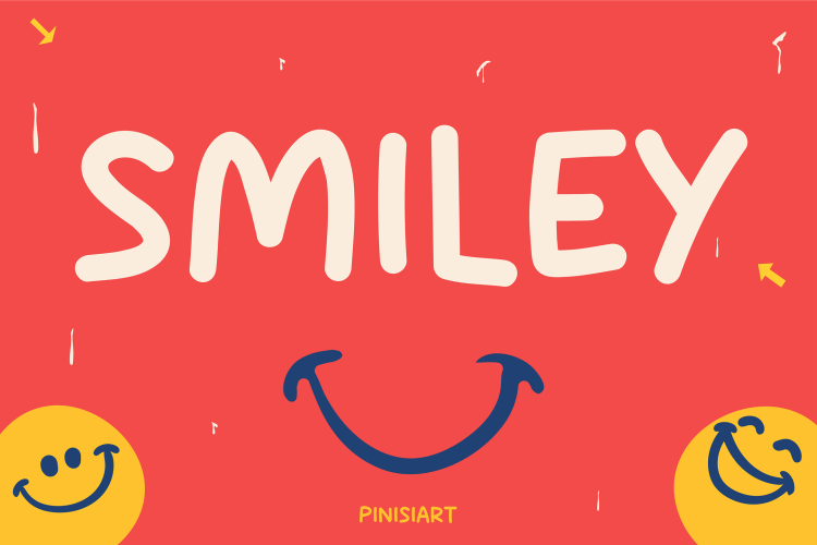 Handwriting Font Smiley