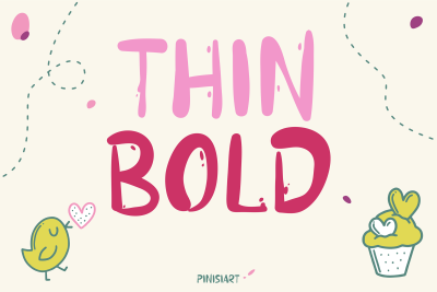 Handwriting Font THINBOLD