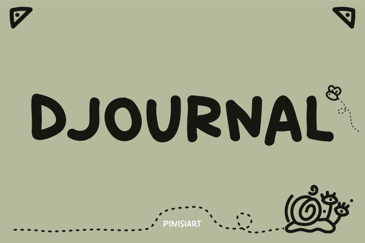 Handwriting Font Djournal