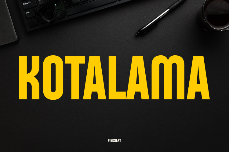 Retro Font KOTALAMA