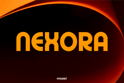 Futuristic Font NEXORA