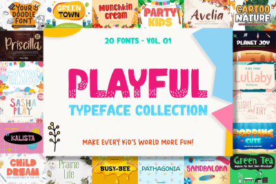 Playful Typeface Collection