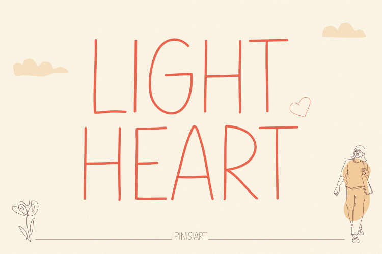 Handwriting Font Lightheart