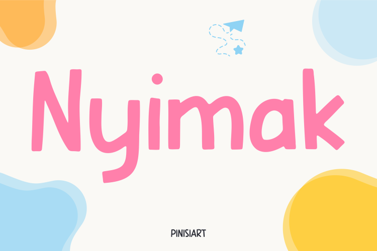 Kids Font Nyimak