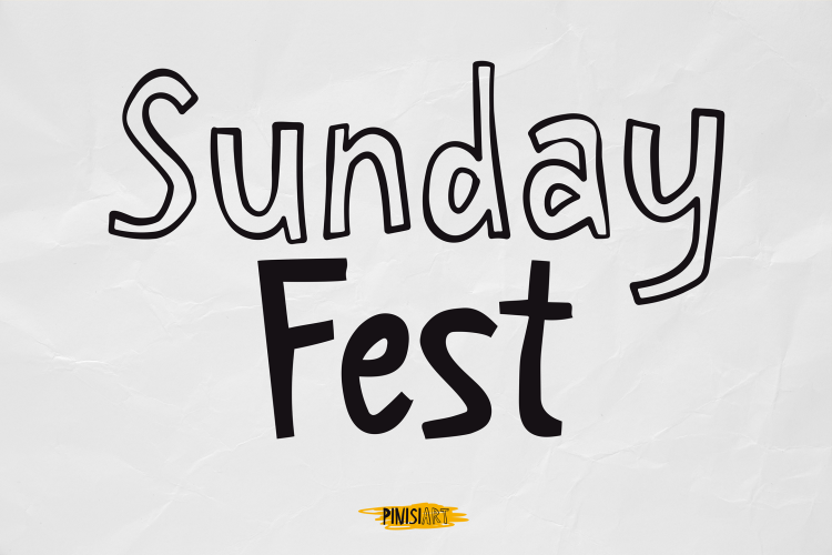 Handwriting Font Sunday Fest