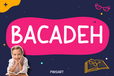 Kids Font Bacadeh