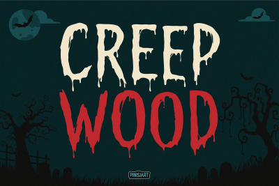Scary Font Creepwood