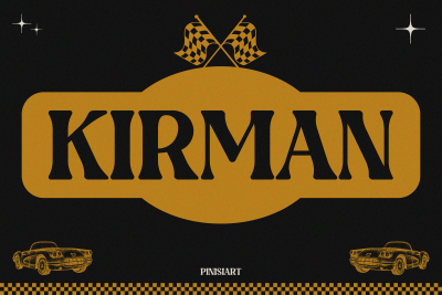 Vintage Font KIRMAN