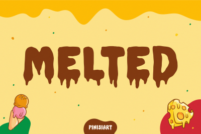 Kids Font MELTED