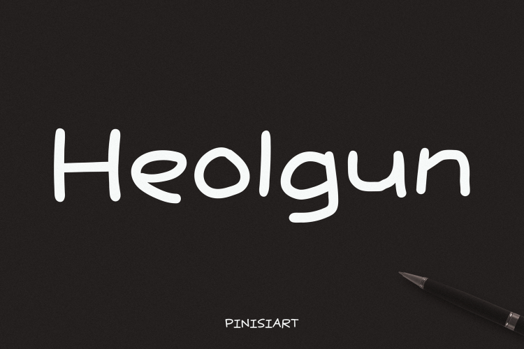 Handwriting Font Heolgun